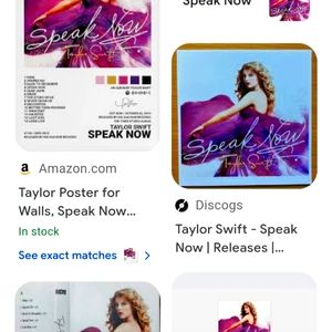 Taylor swift album cover poster 12x8